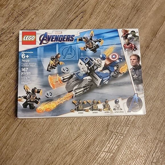 LEGO Marvel Avengers 76123 Captain America Outriders Attack New Sealed Box - Picture 1 of 7